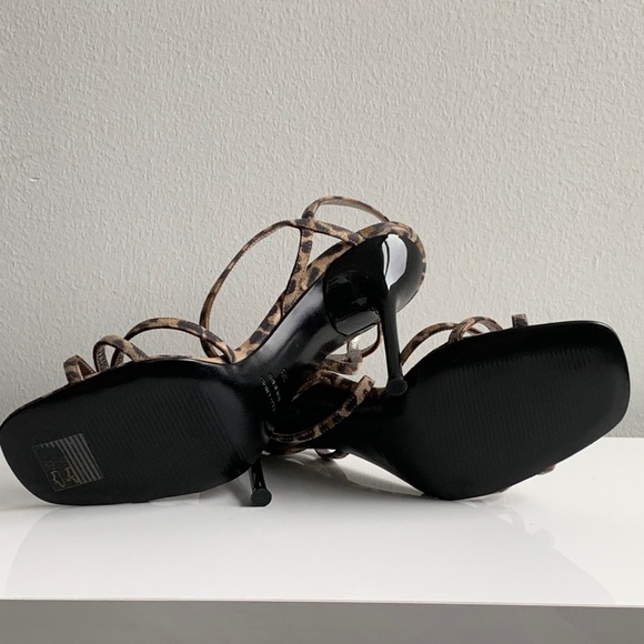 NWOT Dolce & Gabbana leopard open toe pumps SZ: 39 - Picture 14 of 16